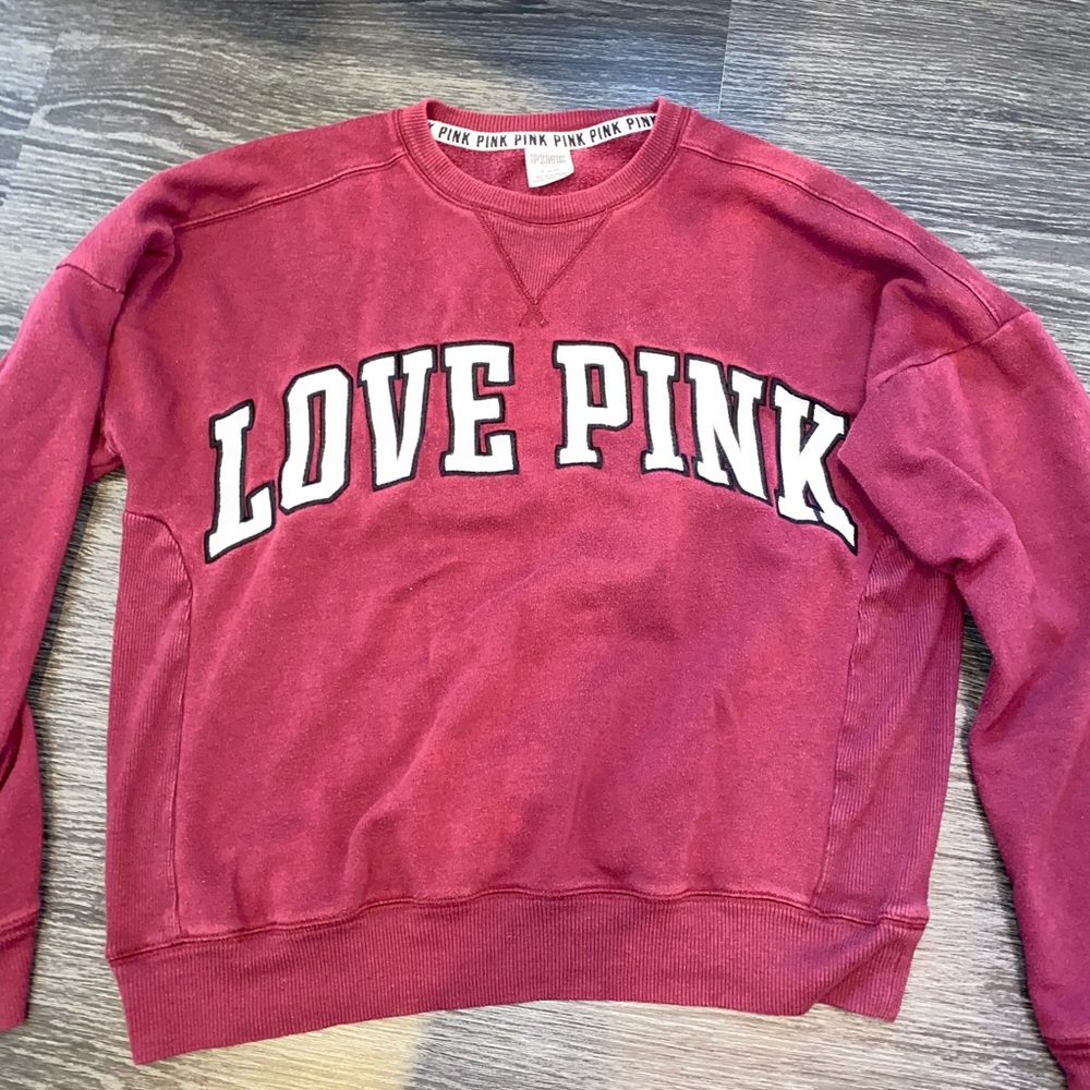 Maroon PINK crew